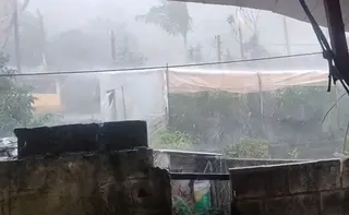 Imagem ilustrativa da imagem VÍDEO | Chuva de granizo atinge duas cidades do ES