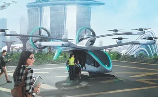 Imagem ilustrativa da imagem Veículo voador da Eve Air Mobility já fez 50 viagens de teste