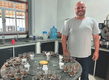 Imagem ilustrativa da imagem Avaliação sensorial de cafés na Casa do Agricultor de Brejetuba