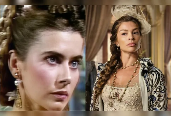 Maitê Proença foi a Dona Beja da primeira versão. Na nova novela, é Grazi Massafera