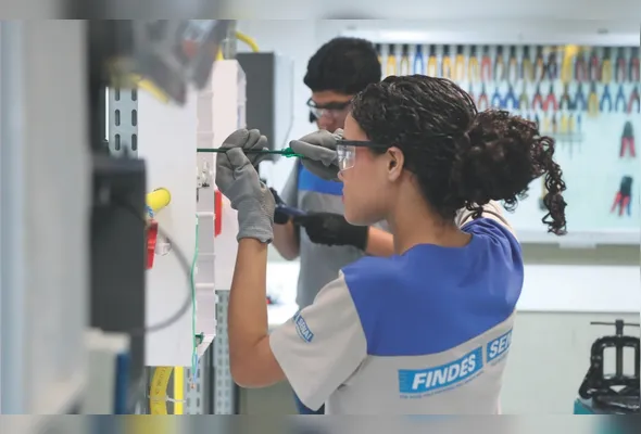 Alunos em curso no Senai: as inscrições estão abertas até o próximo dia 20 de fevereiro de forma on-line
