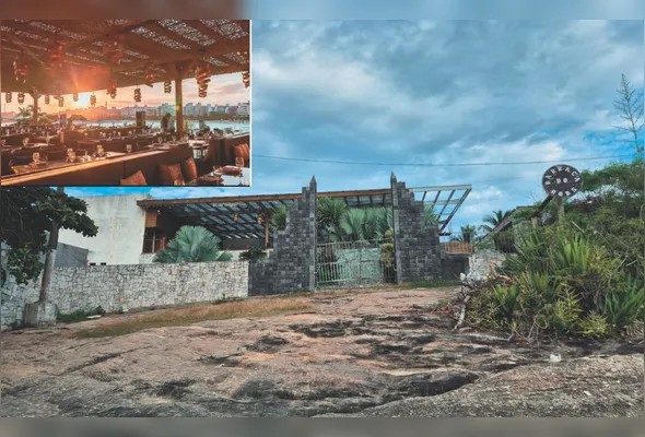 Antara Beach, na Enseada Azul, era uma  casa de show de luxo (destaque) e atualmente  está sem conservação