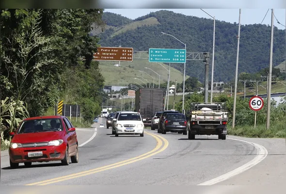 BR-262 em viana: trecho terá duplicação na 1ª fase das obras, prevista para ser até o entroncamento com a ES-484, em Conceição do Castelo