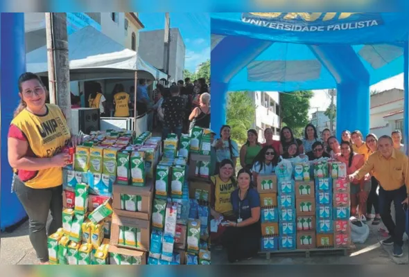 O “Serviu, Levou” é uma ação solidária baseada em doações de roupas, calçados, leite e outros itens essenciais.