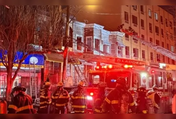 Ao todo, sete pessoas ficaram feridas, a maioria delas precisou de socorro por inalar fumaça