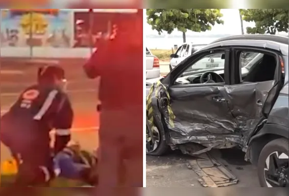 Veículo perdeu o controle em uma curva, próxima ao Píer de Iemanjá