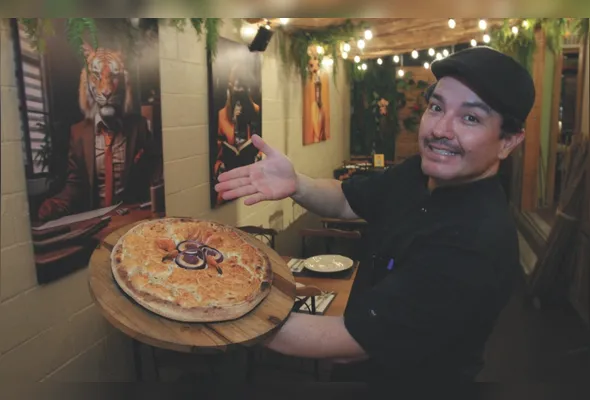 Pizza de torta capixaba