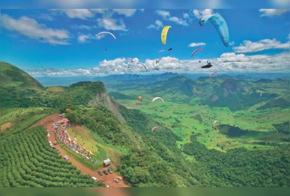 Saída para rampa de parapente será sábado (11) e domingo (12)