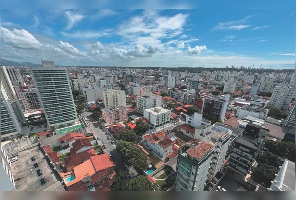 Vista Aérea de Vitória: Espírito Santo ocupa quarto lugar entre maiores custos com moradia no País, diz pesquisa