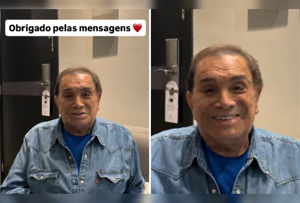 Dedé Santana agradeceu pelas mensagens que recebeu
