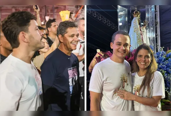 Arnaldinho Borgo, Ricardo Ferraço, Lorenzo Pazolini e a esposa, Paula Pazolini