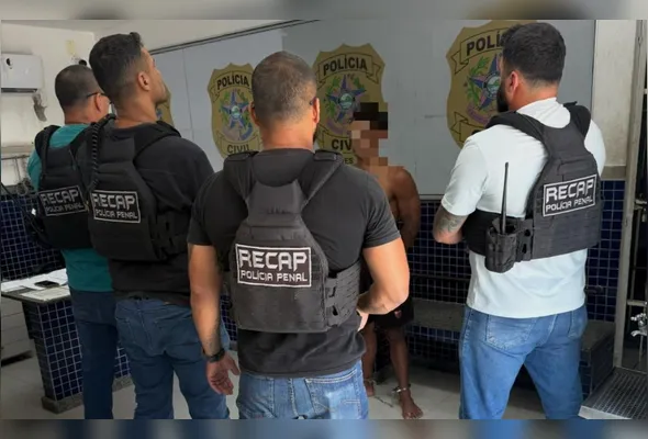 Imagem ilustrativa da imagem Foragido da justiça por tráfico de drogas é recapturado em Vila Velha