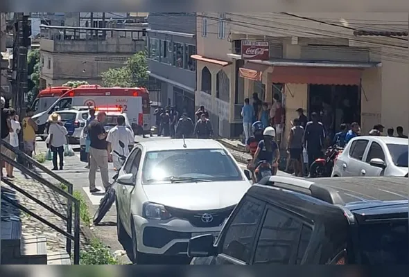 Local onde as duas mulheres foram baleadas