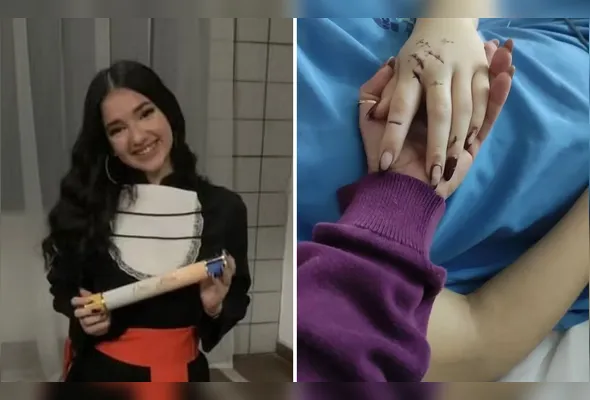 Alana Anísio Rosa está internada desde o dia 6 de fevereiro