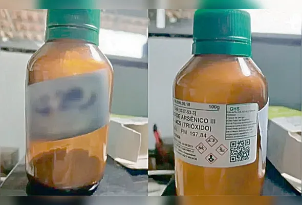 Óxido de arsênio teria sido usado no envenenamento do médico