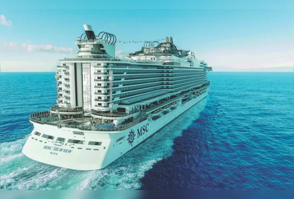 Navio de cruzeiro: píer terá flutuantes que darão auxílio ao embarque e desembarque dos passageiros