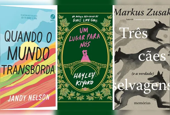 Serão três livros, sendo dois romances e um com uma história real