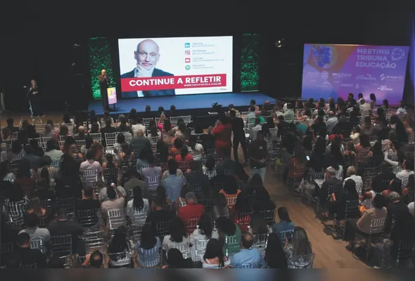 Participantes do Meeting Tribuna de Educação que aconteceu na quarta-feira (26)