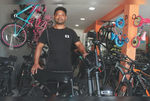 Fábio Jacinto contou que as bikes são procuradas para utilização no dia a dia, como locomoção para o trabalho