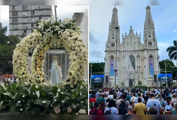A missa é realizada na Catedral Metropolitana de Vitória, no Centro da Capital