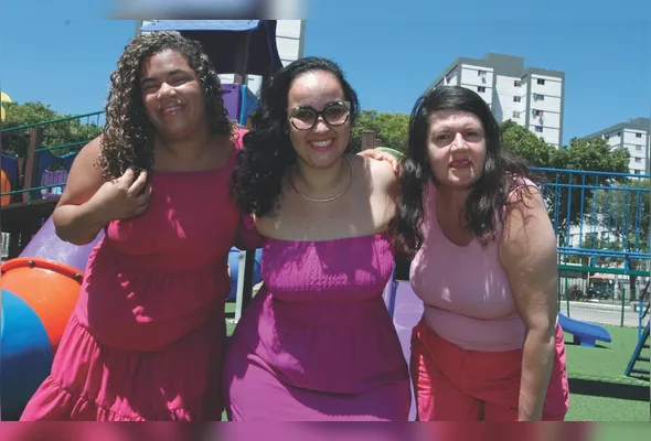 Ana Karoline Leite, Jessica Gramlich e Aline Carnitz: inclusão