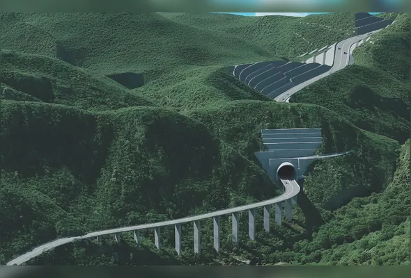 Projeção de túnel na BR-262: previsão é que obras impulsionem o desenvolvimento econômico e turístico