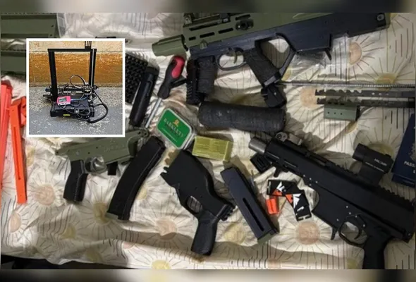 Imagem ilustrativa da imagem Operação no ES e outros 10 estados mira rede de produção de armas com impressão 3D