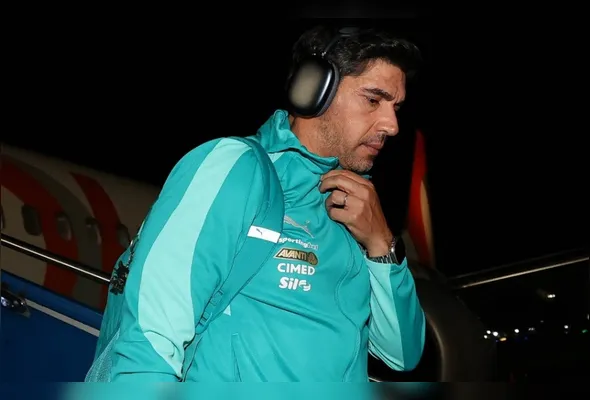 Abel Ferreira no desembarque