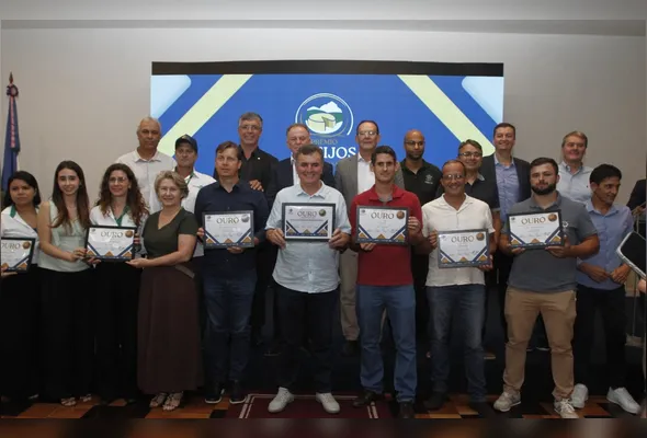Vencedores do troféu de ouro no Prêmio Queijos do Espírito Santo: produtores foram premiados em 10 categorias, que incluíram queijos frescos, maturados e  requeijão de corte, típico das queijarias capixabas