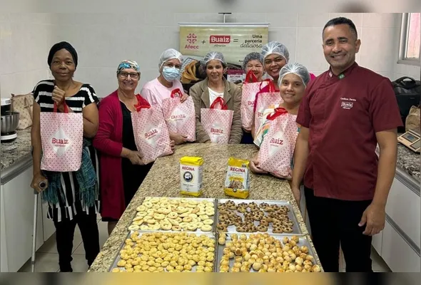 Aulas são ministradas pelo chef e consultor técnico em panificação da Buaiz Alimentos, Genilson Pereira