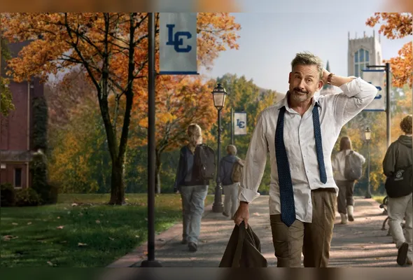 Steve Carrel em “Rooster”, série que estreou domingo (08) no HBO Max, com 10 episódios