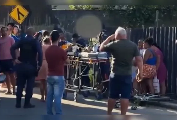 Crianças foram socorridas com ferimentos leves