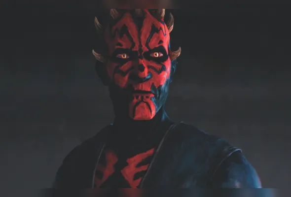 A trama mostra Maul (foto) em uma jornada de vingança contra o recém-formado Império Galáctico