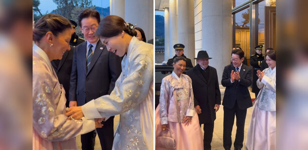 VÍDEO | Janja usa traje tradicional da Coreia do Sul em banquete