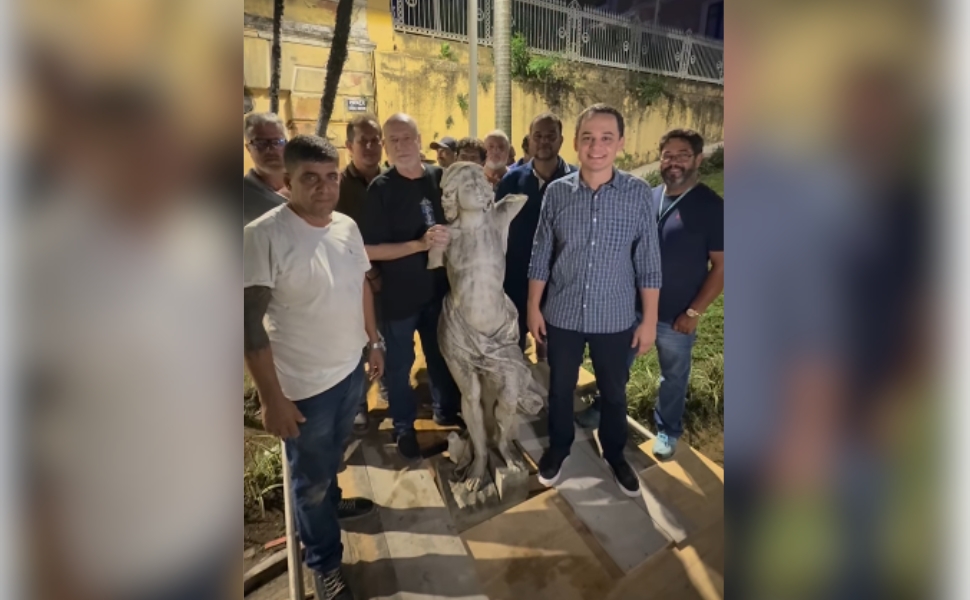 Depois de 46 anos, estátua do deus Hermes é encontrada