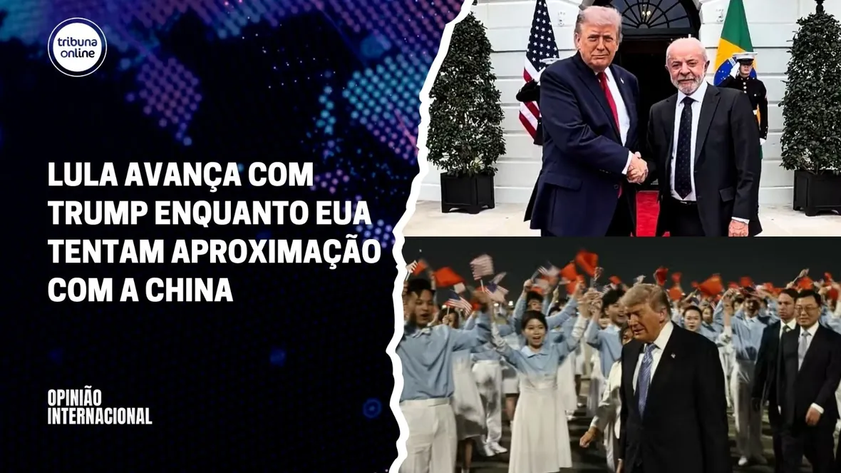 Imagem ilustrativa da imagem Opinião Internacional: podcast analisa encontros de Trump com Lula e líder da China
