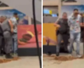 Imagem ilustrativa da imagem Homem é preso após ameaçar passageiros com espada em saguão de aeroporto em SP