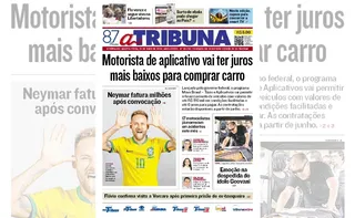 Imagem ilustrativa da imagem Confira os destaques do jornal A Tribuna desta quinta-feira