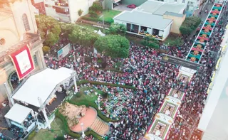 Imagem ilustrativa da imagem Festa de Corpus Christi com 5 mil m de tapetes em Castelo