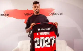 Imagem ilustrativa da imagem Flamengo renova com Bruno Henrique até 2027