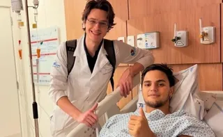 Imagem ilustrativa da imagem Sobrevivente de queda de avião em Belo Horizonte aparece em foto no hospital
