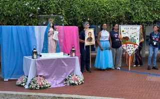 Imagem ilustrativa da imagem "Subida Luminosa" encerra jornada da imagem de Nossa Senhora da Penha no Marista