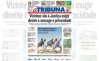 Imagem ilustrativa da imagem Veja os destaques do jornal A Tribuna deste domingo, dia 03 de maio