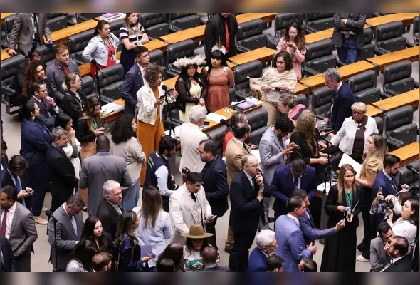 Plenário da Câmara dos Deputados, em Brasília
