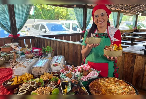 Lara Costa, do Bar do Ademir, 
na Rota da Ferradura, prepara para 
o festival pratos  tradicionais da cultura italiana, como o capeletti, inovando nas combinações