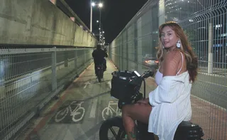 Imagem ilustrativa da imagem Bike elétrica vira opção para atravessar a Terceira Ponte mais rápido