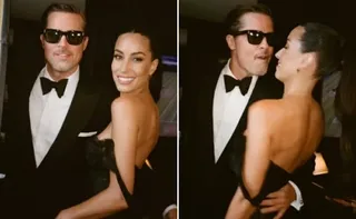 Imagem ilustrativa da imagem Brad Pitt oficializa namoro com designer no casamento de Taylor Swift