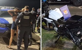 Imagem ilustrativa da imagem Casal é preso com motocicleta furtada e drogas durante o primeiro encontro