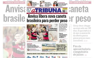 Imagem ilustrativa da imagem Confira os destaques do jornal A Tribuna desta quarta-feira