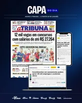 Imagem ilustrativa da imagem Confira os destaques do jornal A Tribuna desta quarta
